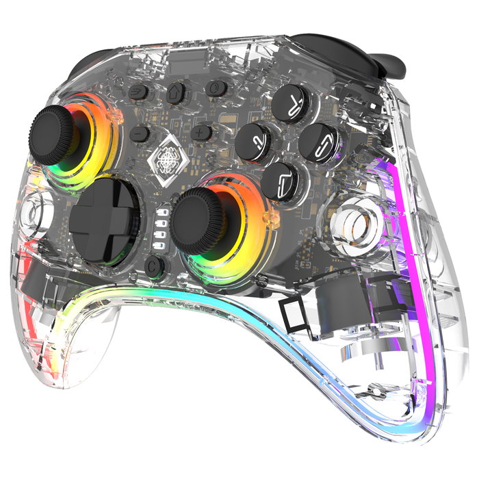 Deltaco Gaming Controller 2 C Taste RGB Transparente