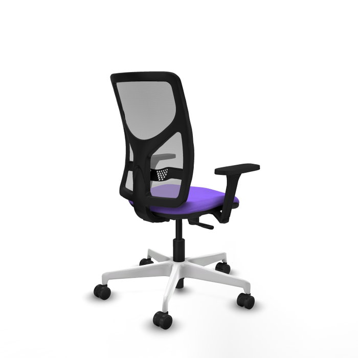 PIQUERAS Y CRESPO Silla de oficina Motilla con mecanismo Sincro, Lila y Gris PIQUERAS Y CRESPO Silla de oficina Motilla con mecanismo Sincro, Lila y Gris