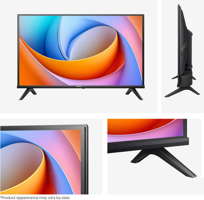 Hisense 32A4Q Smart TV HD 81,3 cm (32") DLED WiFi Bluetooth Negro con VIDAA, HDR, Modo Juego, 2x HDMI, Sintonizador DVB-T2/C/S2
