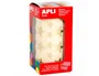 Apli Gomets Estrella Oro Metalizado 12,5mm y 19,5mm Rollo