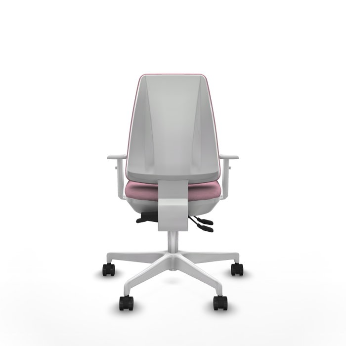 PIQUERAS Y CRESPO Silla de oficina Elche Rosa con mecanismo Asincro