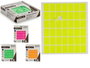 PINCELLO Etiquetas Adhesivas 17x24 mm Rectangulares Surtidas 5 Páginas (Set de 120)