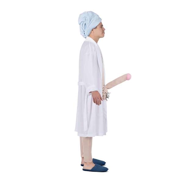 My Other Me Disfraz Rocket Man Mono, Albornoz Y Toalla Talla One Size Adult