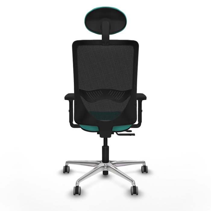 PIQUERAS Y CRESPO Silla de oficina Zulema con mecanismo Sincro/Traslack, Turquesa y Negro PIQUERAS Y CRESPO Silla de oficina Zulema con mecanismo Sincro/Traslack, Turquesa y Negro