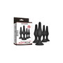 Plug Anal VSCNOVELTY Negro Silicona Set 4 Piezas