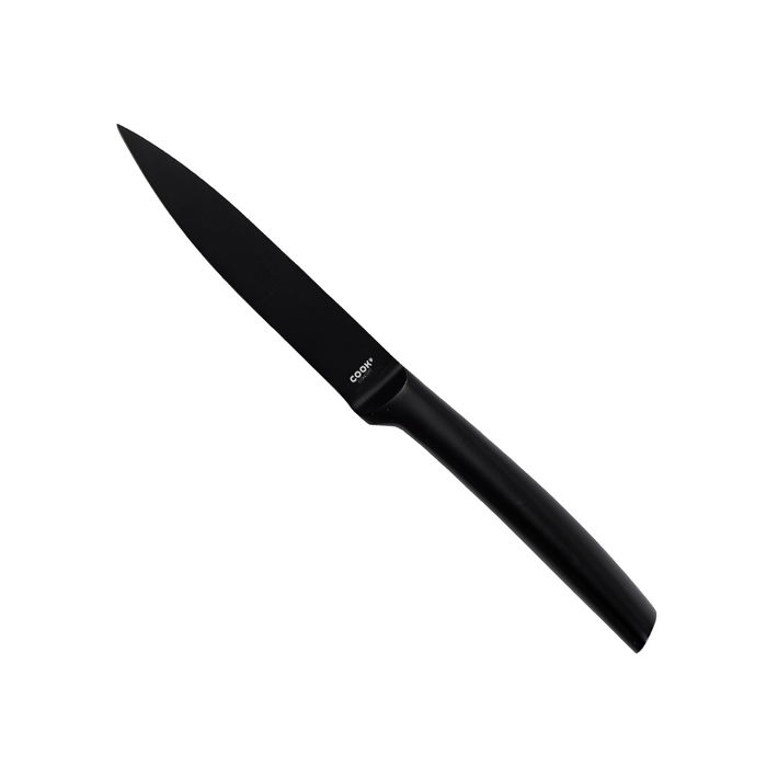 Cook Concept Cuchillo Negro Hoja Acero Inoxidable 12 cm