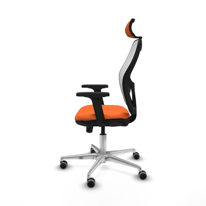 PIQUERAS Y CRESPO Silla de oficina Jorquera Naranja y Blanco PIQUERAS Y CRESPO Silla de oficina Jorquera Naranja y Blanco