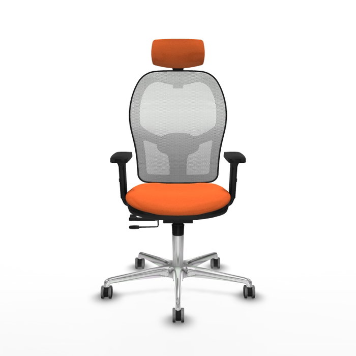 PIQUERAS Y CRESPO Silla de oficina Jorquera Naranja y Blanco PIQUERAS Y CRESPO Silla de oficina Jorquera Naranja y Blanco