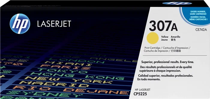 HP 307A Amarillo Toner CE742A Original