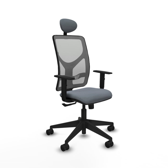 PIQUERAS Y CRESPO Silla de oficina Motilla con mecanismo Sincro, Gris PIQUERAS Y CRESPO Silla de oficina Motilla con mecanismo Sincro, Gris
