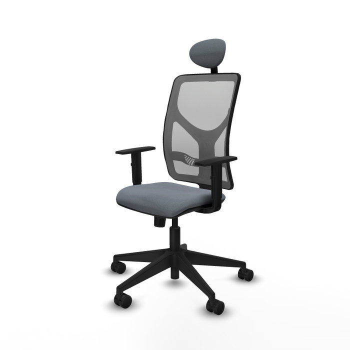 PIQUERAS Y CRESPO Silla de oficina Motilla con mecanismo Sincro, Gris PIQUERAS Y CRESPO Silla de oficina Motilla con mecanismo Sincro, Gris