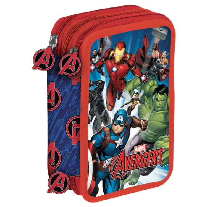 MANENTI Estuche Triple Los Vengadores Avengers Marvel Giotto MANENTI Estuche Triple Los Vengadores Avengers Marvel Giotto
