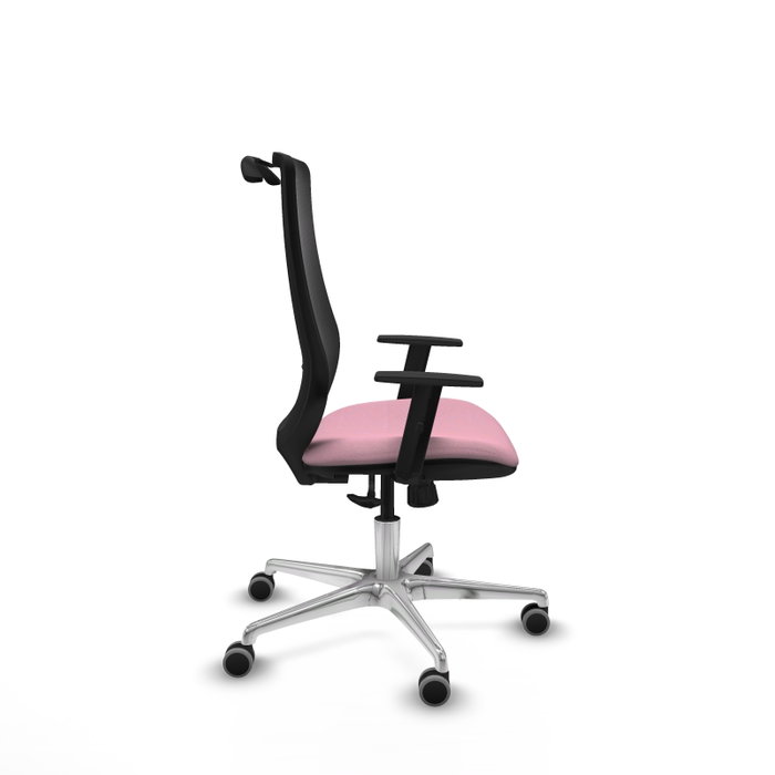 PIQUERAS Y CRESPO Silla de oficina Mardos con mecanismo Sincro, Rosa y Negro PIQUERAS Y CRESPO Silla de oficina Mardos con mecanismo Sincro, Rosa y Negro