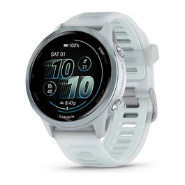 Garmin Forerunner 570 Reloj Inteligente GPS 42mm Aluminio Blanco, AMOLED Táctil, 8GB, 5ATM, Para Running, Ciclismo, Natación