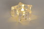 DKD Home Decor Decoracion Luminosa Basicos Transparente 6 x 3 x 6 cm 12 Unidades Led