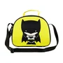 DC Comics Batman Bolsa Portamerienda 3D Chibi Isotérmico Infantil Amarillo 5L 26x20cm