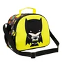 DC Comics Batman Bolsa Portamerienda 3D Chibi Isotérmico Infantil Amarillo 5L 26x20cm