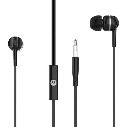 Motorola Auricular In-Ear Earbuds 105 con Microfono - Negro