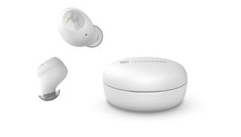 Motorola Motobuds 150 - Auriculares inalámbricos tipo TWS de color blanco