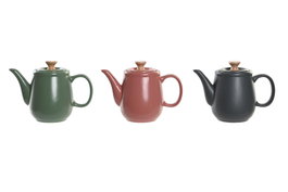 DKD Home Decor Tetera Lianfeng 21 Verde Rosa 12 x 16.5 x 23 cm (3 Unidades)