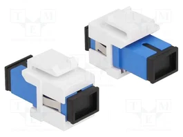 DeLOCK Módulo Keystone SC Símplex hembra a SC Símplex hembra azul/blanco 86714