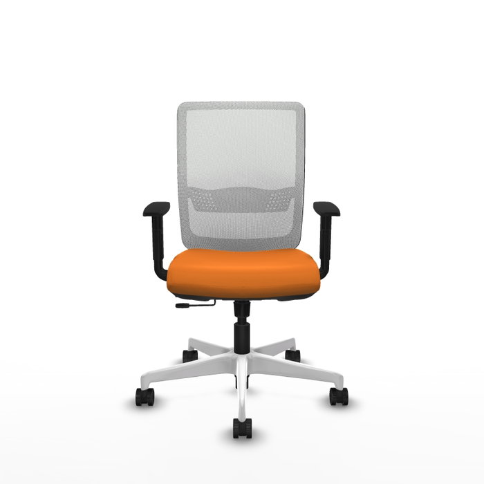 PIQUERAS Y CRESPO Silla de oficina Haches Naranja y Blanco PIQUERAS Y CRESPO Silla de oficina Haches Naranja y Blanco
