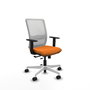 PIQUERAS Y CRESPO Silla de oficina Haches Naranja y Blanco