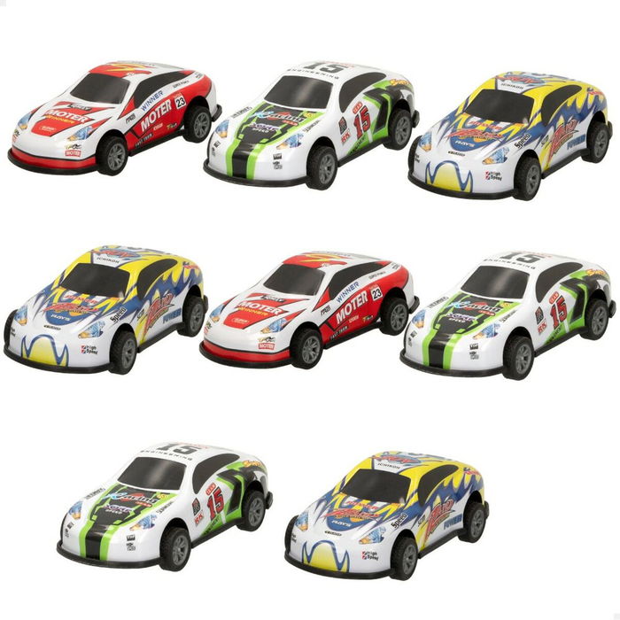 Playset de Vehículos Speed & Go 8,9 x 2,7 x 4 cm (6 Unidades)