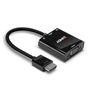 Lindy Convertidor HDMI a VGA y Audio, Soporte Full HD 1080p, Ideal para Conectar Portátiles y PCs a Monitores VGA