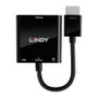 Lindy 38285 Conversor HDMI a VGA con Audio, Negro