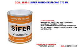 SIFER Minió de Plomo 375 ml