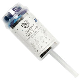 Party Time Cañón Confetti Party Time Rectángulo Círculo Estrella Corazón