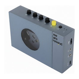 WeAreRewind Reproductor de Cintas de Casete Portátil Bluetooth Naranja 252426 - Autonomía 12h, Aluminio