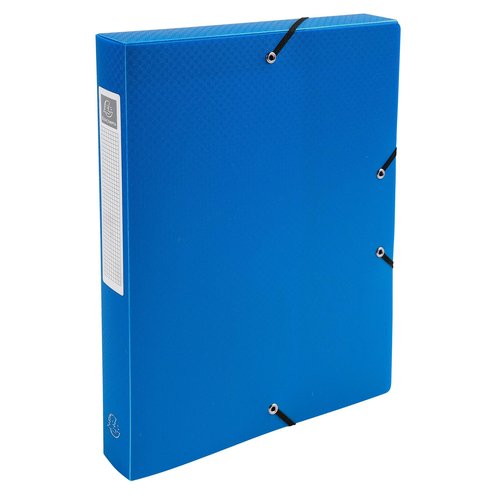 Carpeta De Proyectos Exacompta Exabox Pp Liso Opaco A4 Gomas 4 Cm Azul (Set de 8) Carpeta De Proyectos Exacompta Exabox Pp Liso Opaco A4 Gomas 4 Cm Azul (Set de 8)