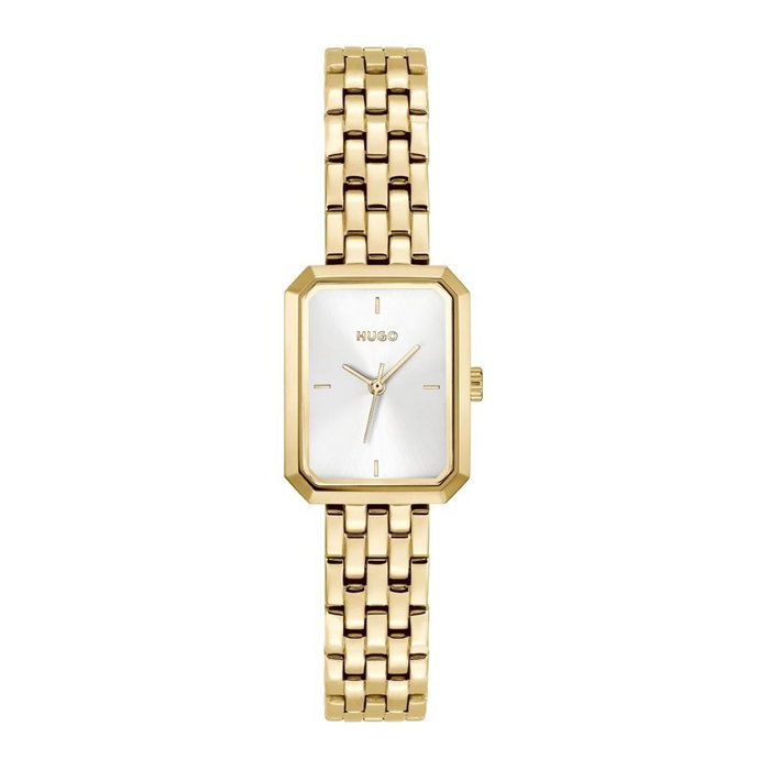 HUGO BOSS Reloj para mujer 1540179 con caja rectangular dorada HUGO BOSS Reloj para mujer 1540179 con caja rectangular dorada