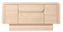 DKD Home Decor Buffet de Madera Símil Travertino Beige 162,6x45,5x76 cm