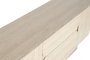 DKD Home Decor Buffet de Madera Símil Travertino Beige 162,6x45,5x76 cm