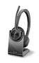 Poly Voyager 4320-M con certificación Microsoft Teams, Adaptador BT700 y Base de Carga - Negro