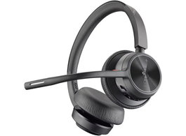 POLY Voyager 4300 UC Auriculares Inalámbricos Bluetooth para Oficina con Micrófono Boom, Certificados para Microsoft Teams, 77Z32AA