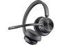 POLY Voyager 4300 UC Auriculares Inalámbricos Bluetooth para Oficina con Micrófono Boom, Certificados para Microsoft Teams, 77Z32AA