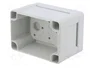 FIBOX TEMPO Carcasa Universal de Policarbonato Gris
