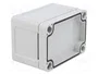 FIBOX TEMPO Carcasa Universal de Policarbonato Gris