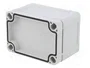 FIBOX TEMPO Carcasa Universal de Policarbonato Gris