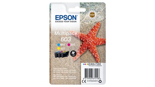 Epson Multipack 603 Cian, Magenta, Amarillo Epson Multipack 603 Cian, Magenta, Amarillo