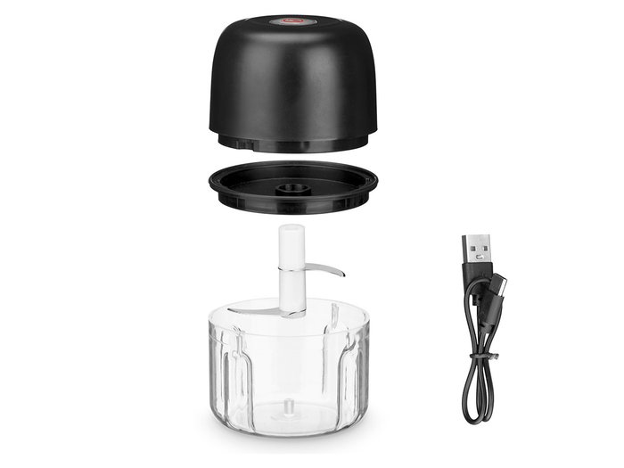 Argon Picador de depósito eléctrico Negro