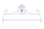 DKD Home Decor Toallero Blanco 9 x 25 x 51 cm (4 Unidades) Metal