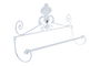 DKD Home Decor Toallero Blanco 9 x 25 x 51 cm (4 Unidades) Metal