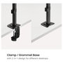 Equip 650176 Soporte Escritorio para 2 Monitores 17-32" 360° Giratorio 10kg Negro