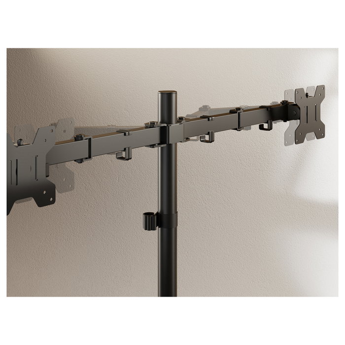 Equip 650176 Soporte Escritorio para 2 Monitores 17-32" 360° Giratorio 10kg Negro Equip 650176 Soporte Escritorio para 2 Monitores 17-32" 360° Giratorio 10kg Negro