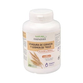 NATURA ESSENZIALE Levadura Cerveza con Germen de Trigo 200 Comprimidos